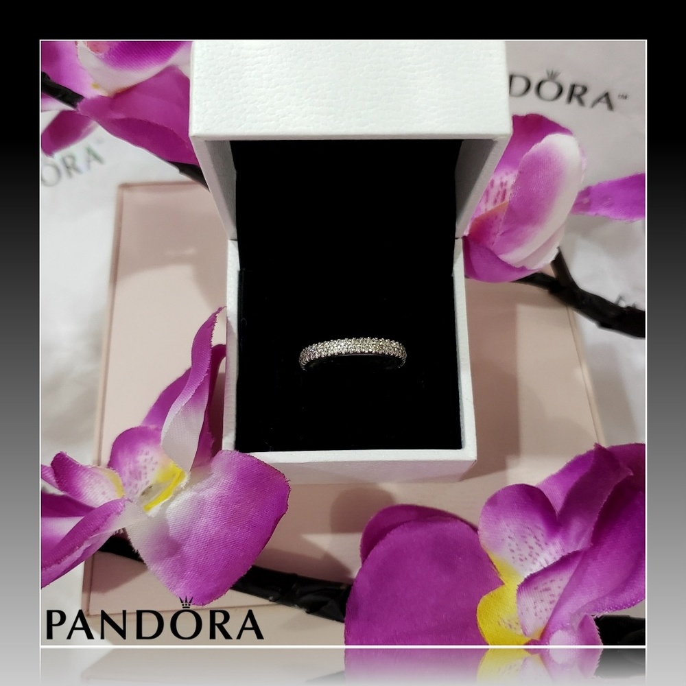 🚫SOLD🚫 PANDORAInspiration Within Ring, Clear CZ